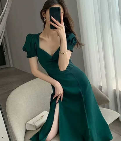 Lunora Puff Slit™ Dress