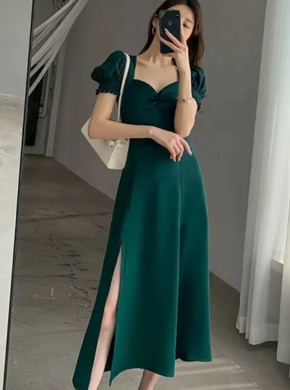 Lunora Puff Slit™ Dress